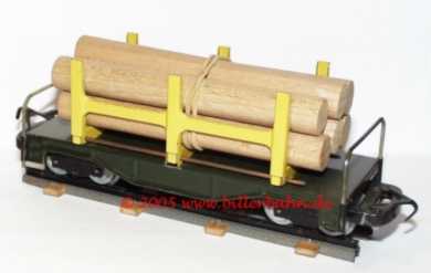 dunkelgrüner Rungenwagen